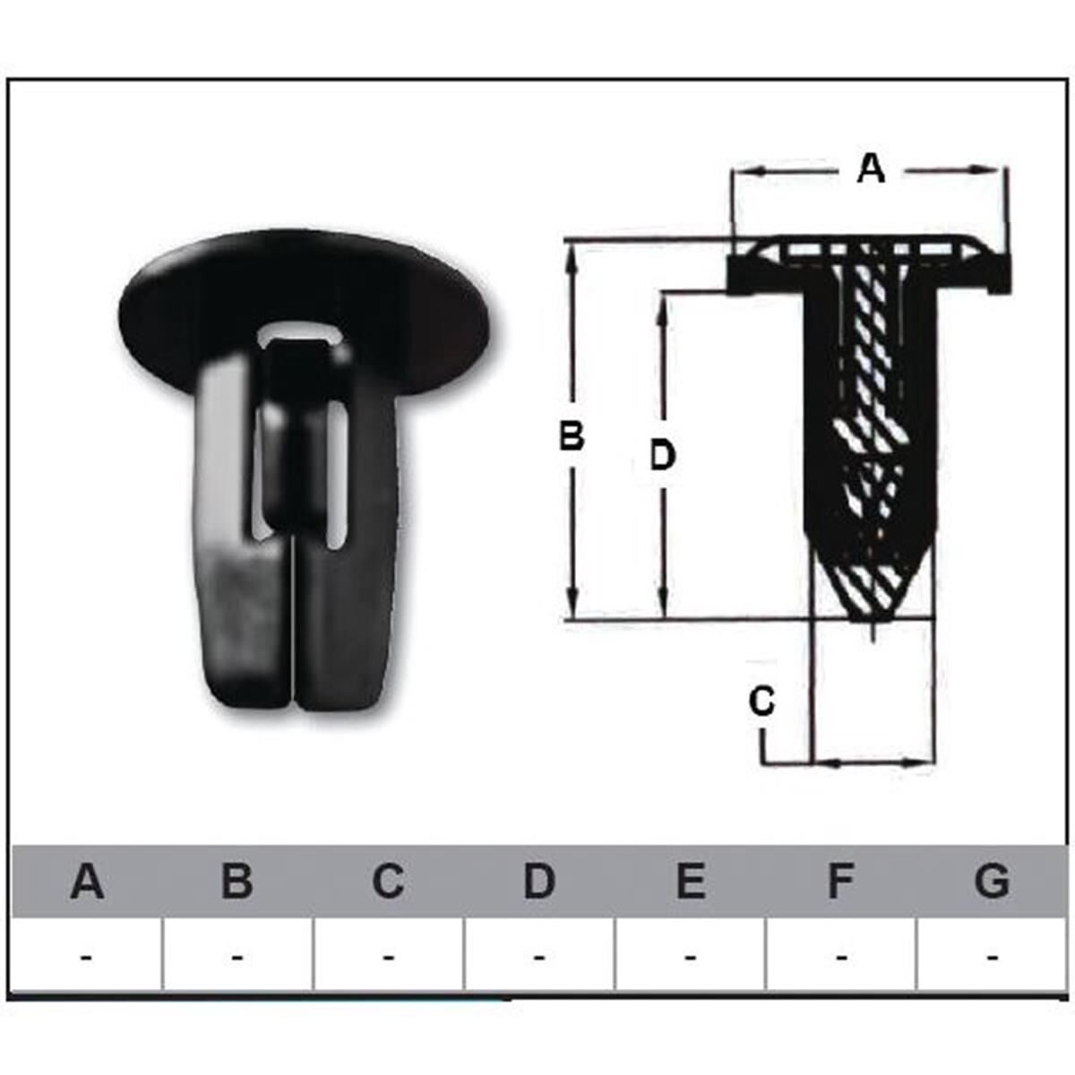 PKT 100 AUTOMOTIVE FASTENER, , scaau_hi-res