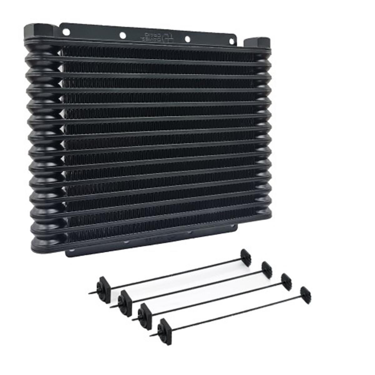 ENGINE/TRANSMISSION OIL COOLER 32MM AN10 ORB 14 ROW KIT, , scaau_hi-res