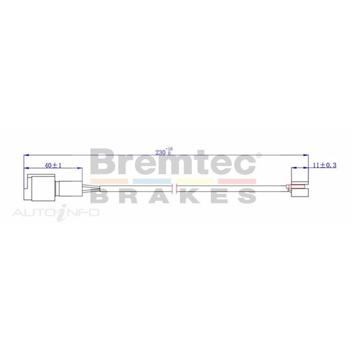EUROLINE BRAKE WEAR SENSOR, , scaau_hi-res