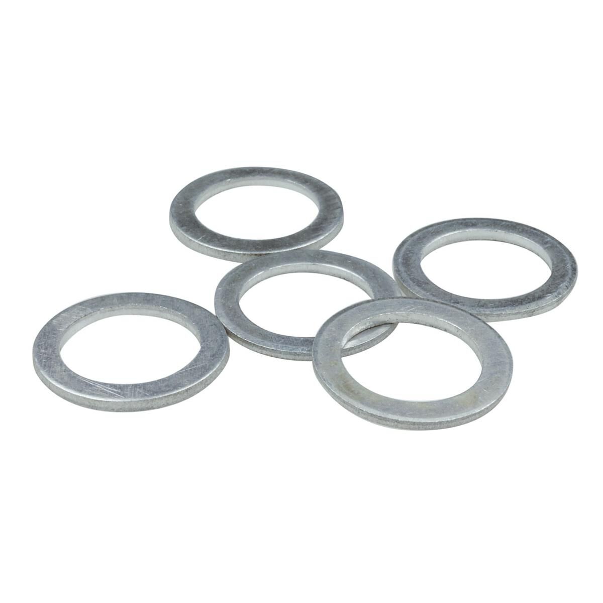 ALUMINIUM WASHERS AN-12 ID27.1MM OD33.6MM T1.5MM 5PK, , scaau_hi-res