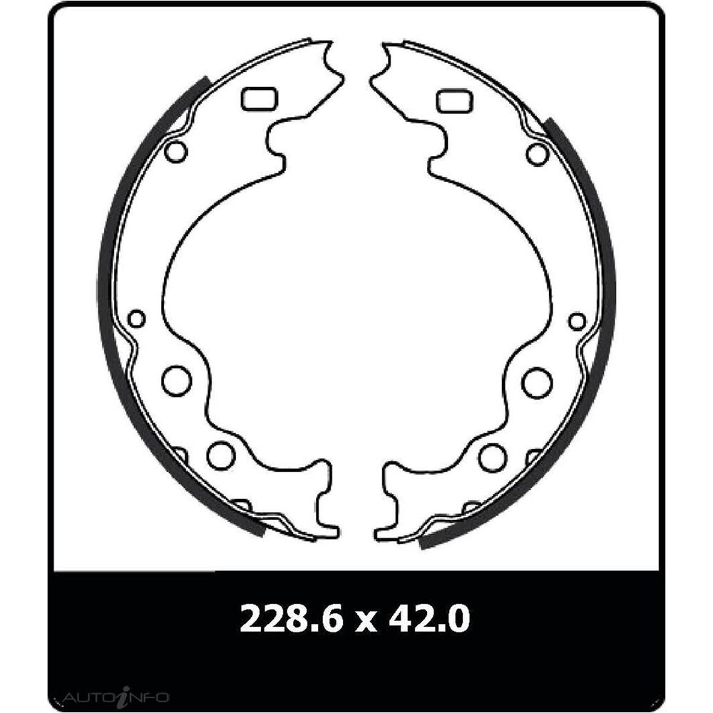 Protex Brake Shoes N1585 Supercheap Auto
