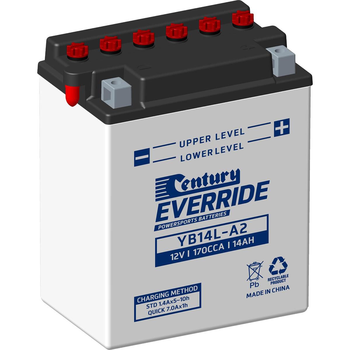 POWERSPORTS BATTERIES - YB14L-A2, , scaau_hi-res