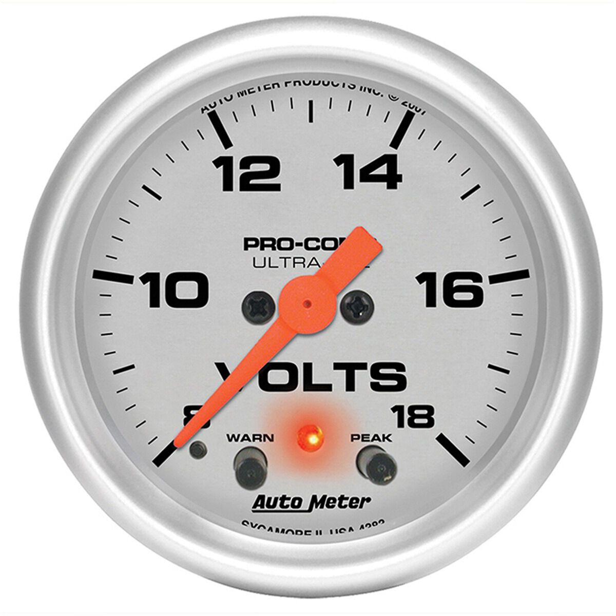 ULTRA-LITE 2-1/16" VOLT METER, , scaau_hi-res