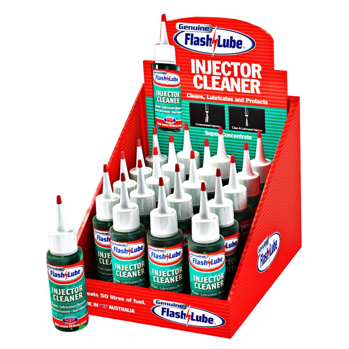 PETROL INJECTOR CLEANER 50ML FLASHLUBE, , scaau_hi-res