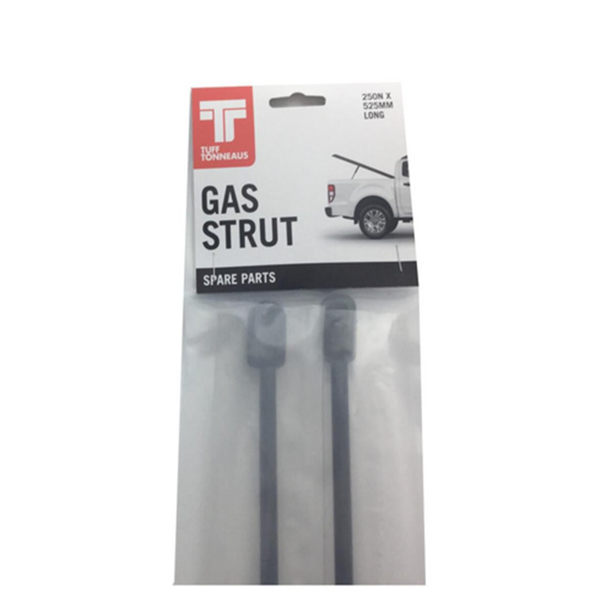 GAS STRUTS 250N 525MM LONG - PACK OF 2, HARD LID SPARE PARTS, , scaau_hi-res