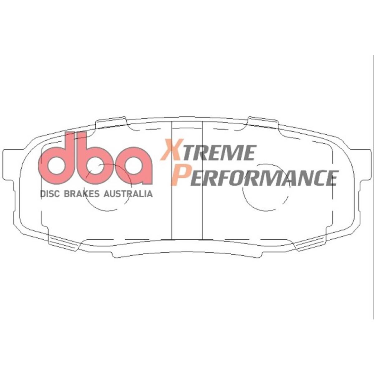 DBA XP PERFORMANCE BRAKE PADS [ Toyota Landcruiser 200 & Tundra 2007-2014 R ], , scaau_hi-res