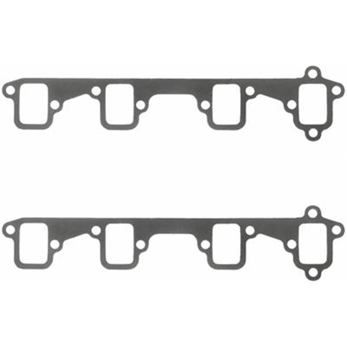 BBF FE 390 GT HEAD EXH GASKET STEEL 1.43X2.12 10 BOLT, , scaau_hi-res