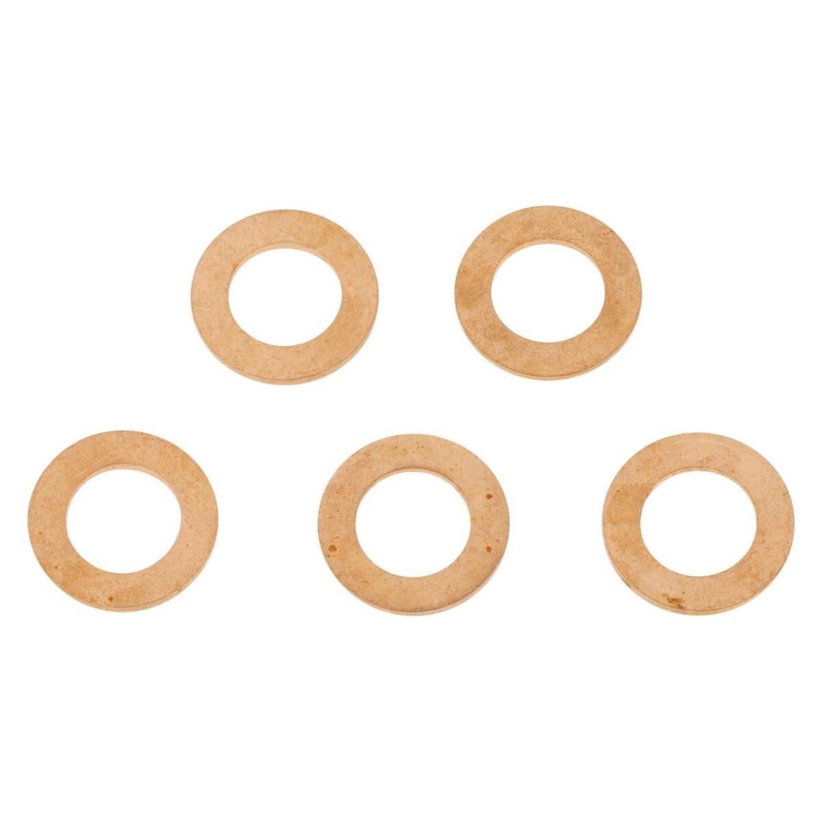Pkt 5 SUMP PLUG WASHERS SOLID COPPER UNIVERSAL 14mm x 24mm x 2.0mm, , scaau_hi-res
