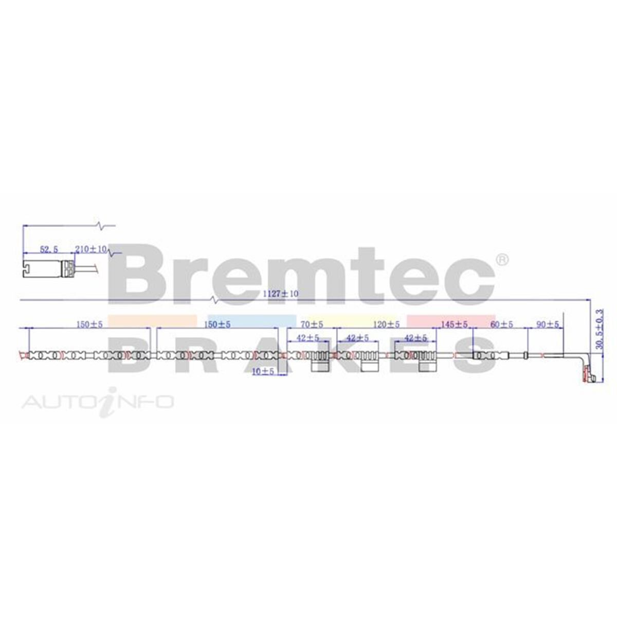 EUROLINE BRAKE WEAR SENSOR, , scaau_hi-res