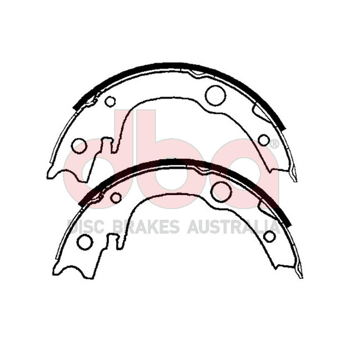 STREET SERIES BRAKE SHOES [TOYOTA PARKING BRAKE 174MM], , scaau_hi-res