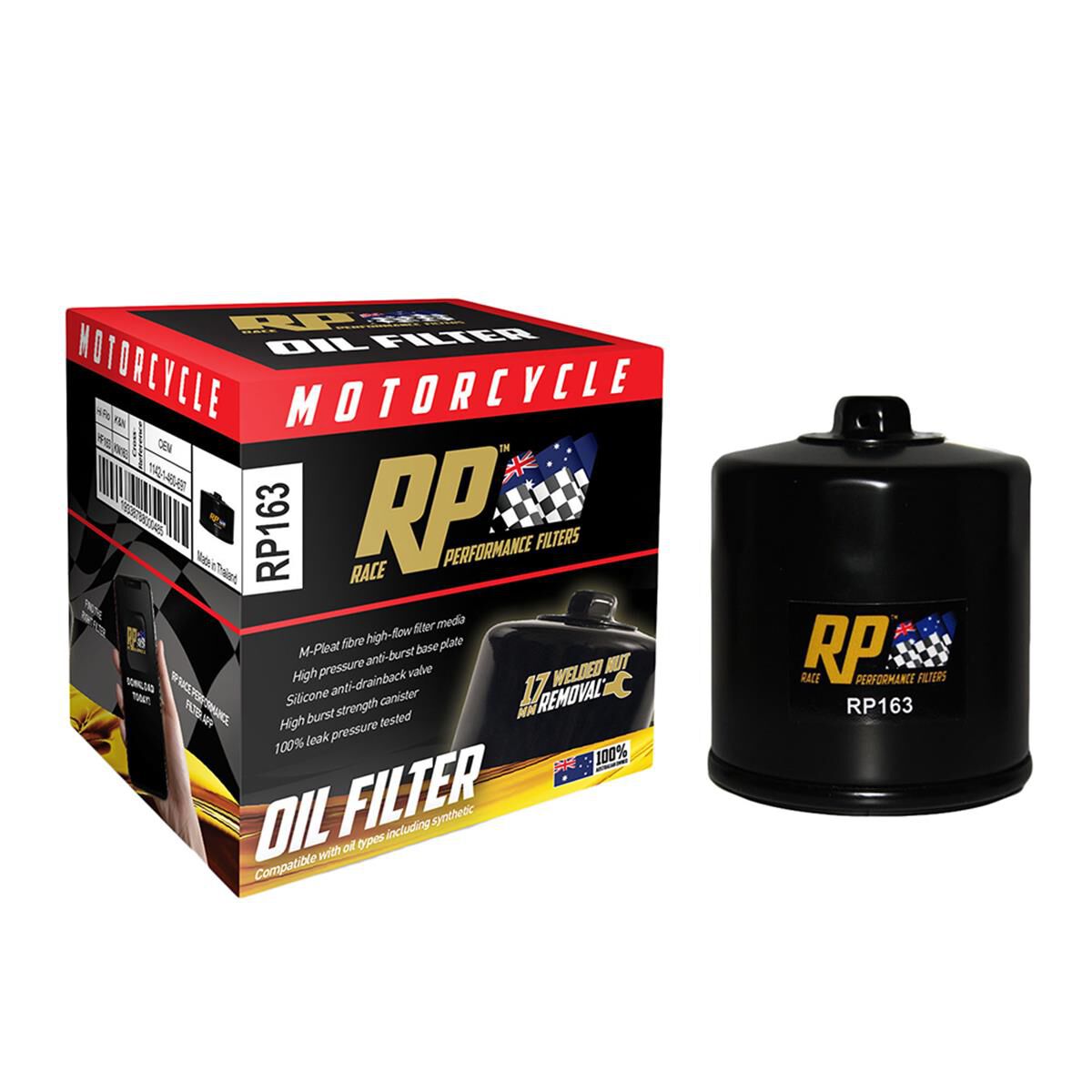 BIKE OIL FILTER RP163, , scaau_hi-res