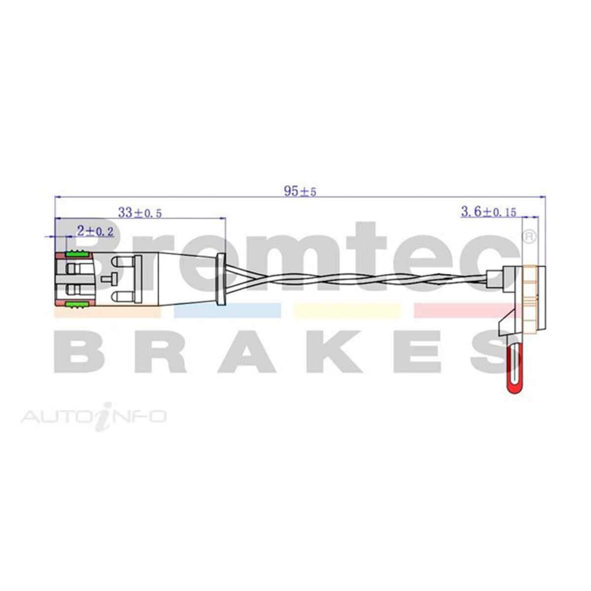 EUROLINE BRAKE WEAR SENSOR, , scaau_hi-res