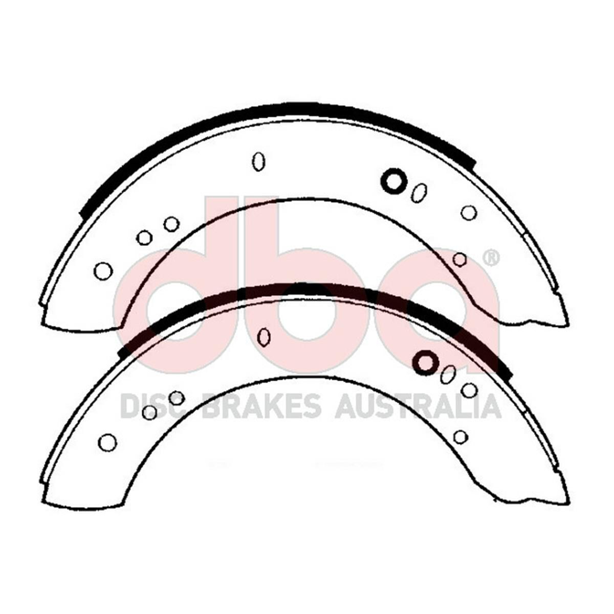 Street Series Brake Shoes [Land Rover 110 / Series 2A & 3  279.4mm], , scaau_hi-res