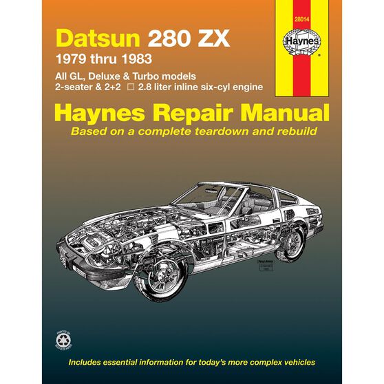 DATSUN 280ZX HAYNES REPAIR MANUAL FOR 1979 THRU 1983, , scaau_hi-res