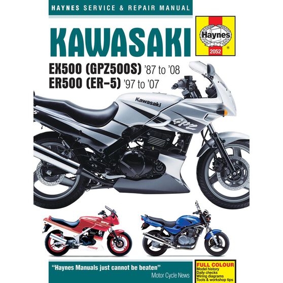 KAWASAKI EX500 (GPZ500S) & ER500 (ER-5) 1987 - 2008, , scaau_hi-res