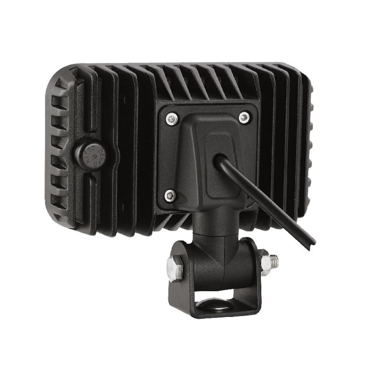 LED RECTGL WORKLAMP FLOOD BEAM100 Deg 9-36V 60W 10 LEDs BLKHSNG 5,600Lmns IP69K, , scaau_hi-res