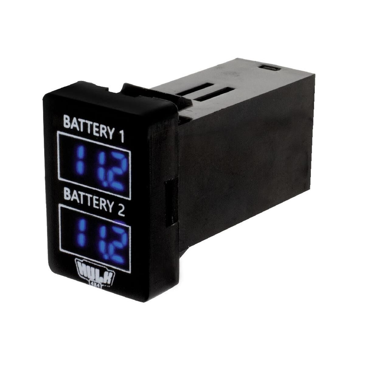 DUAL VOLTMETER OE RPL T/S LATE TOYOTA BLUE LED 33 x 22mm, , scaau_hi-res