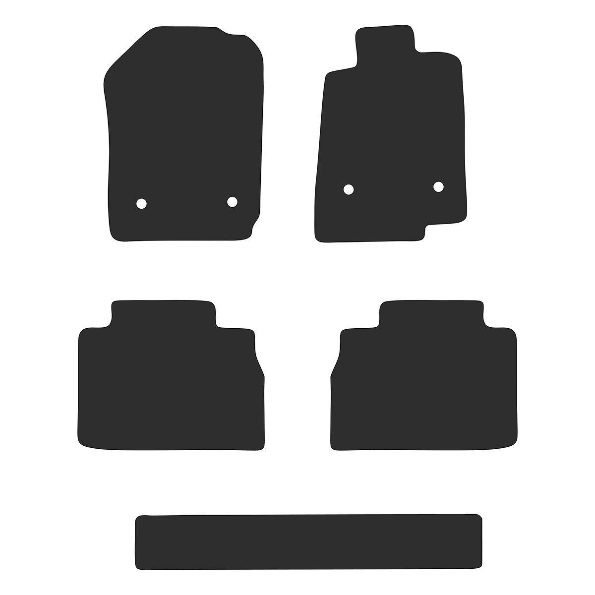 EXECUTIVE RUBBER CAR MATS FOR LDV D90 2017 ONWARDS, , scaau_hi-res