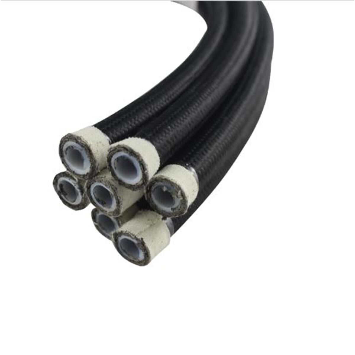 200 SERIES AN8 PTFE NYLON BRAIDED HOSE - BLACK, , scaau_hi-res