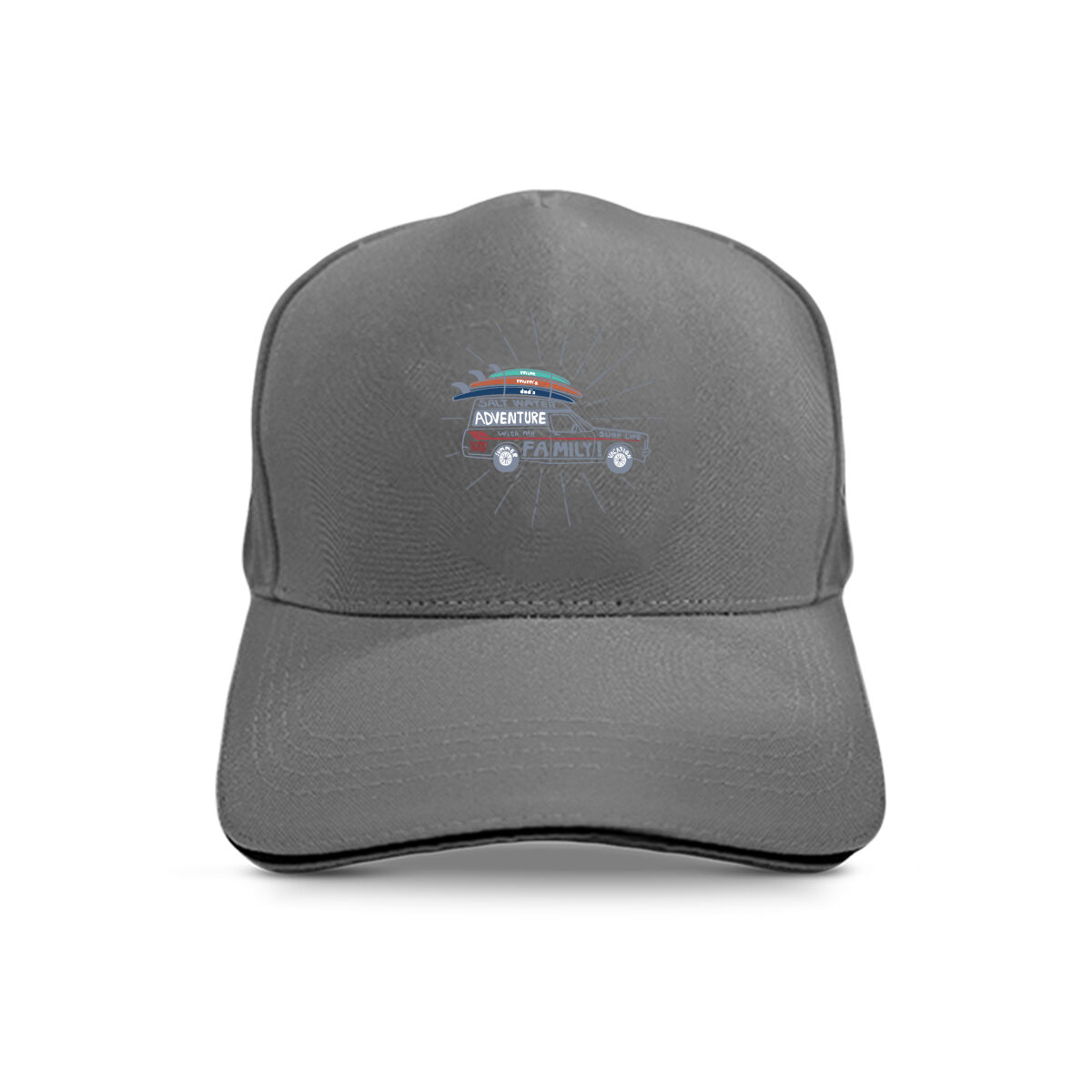 YOUTH 5-PANEL CAP-GREY [ADVENTURE WITH FAMILY], , scaau_hi-res