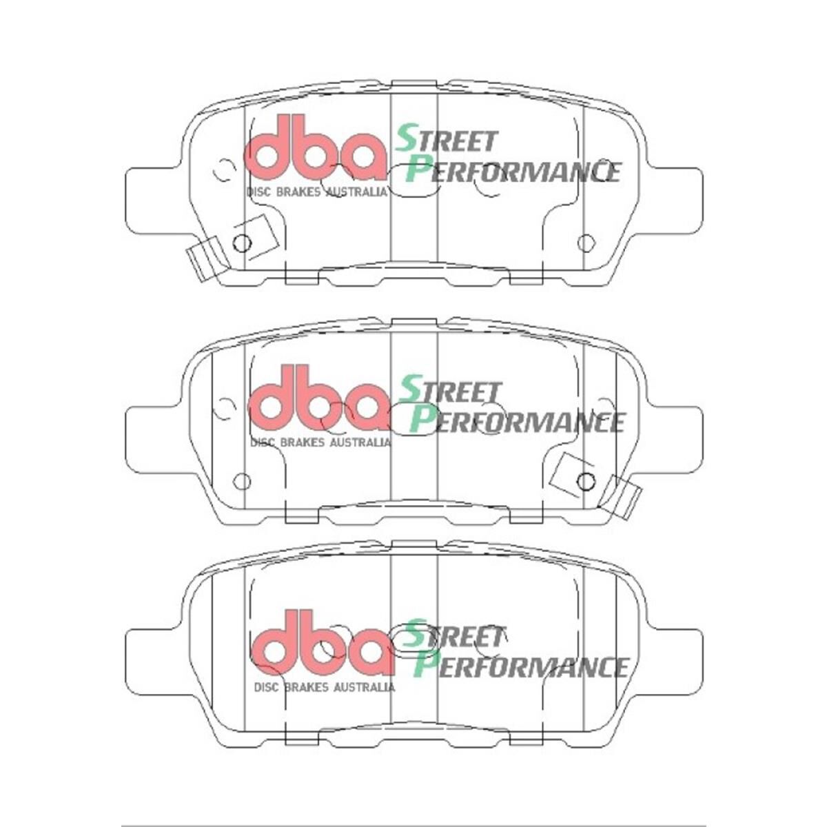 DBA SP PERFORMANCE BRAKE PADS Description Nissan 350Z, G35, X Trail, Dualis, Maxima, , scaau_hi-res