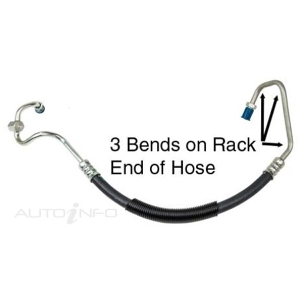 PTQ PS PRESSURE HOSE FORD BA BF I6 TURBO, , scaau_hi-res