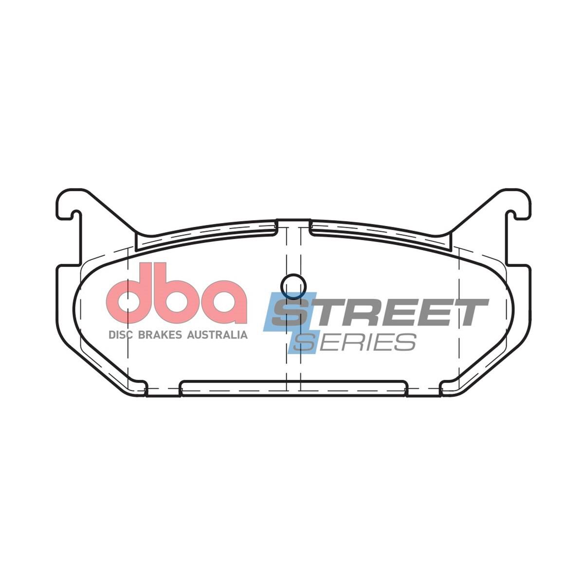 DBA SS STREET SERIES BRAKE PADS [ Eunos/Ford & Mazda 1991-99 R ], , scaau_hi-res