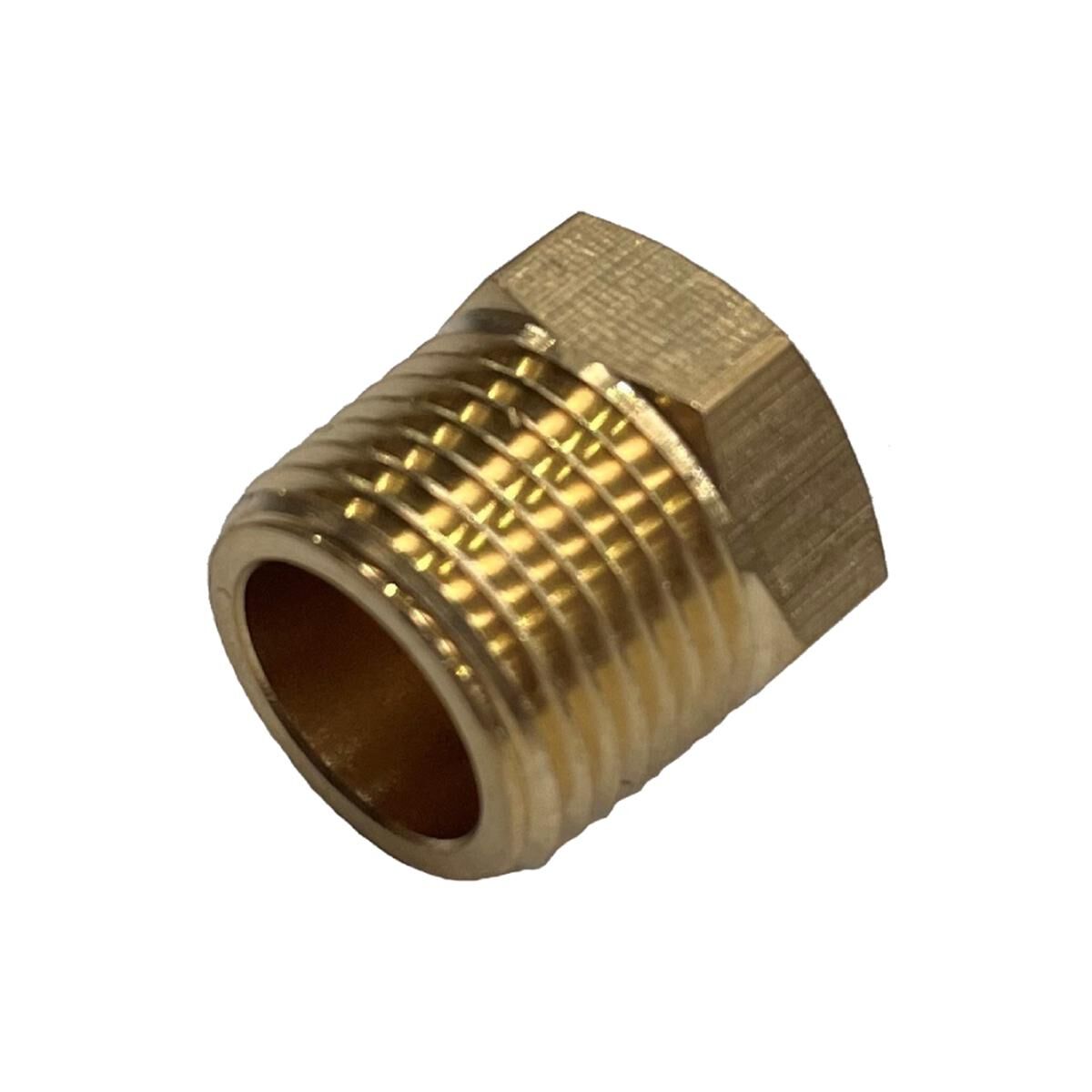 Brass Reducing Bush 3/8 Male x 1/8 Female Bsp, , scaau_hi-res