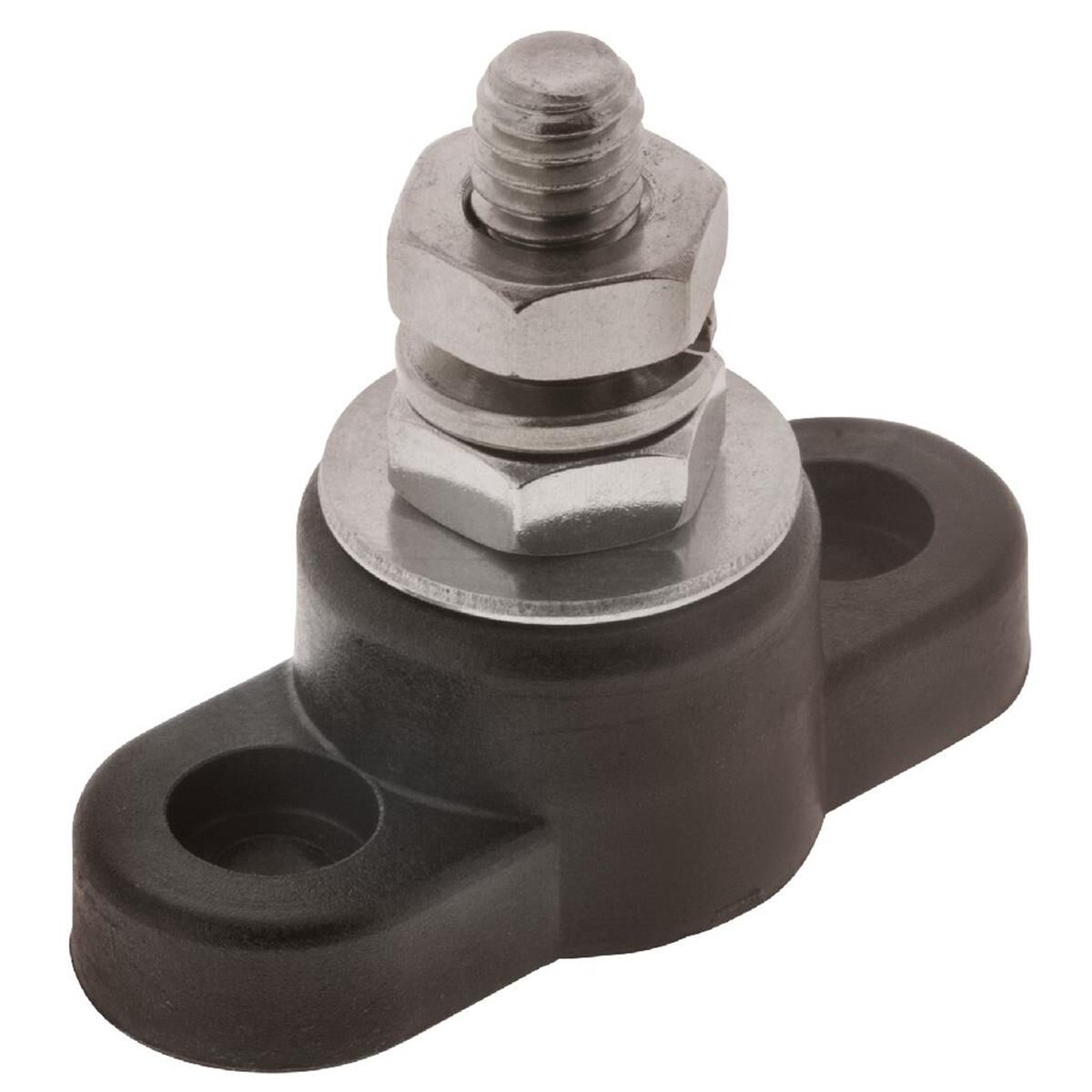 PKT 5 POWER DISTRIBUTION POST S/STEEL 5/16"SINGLE POST BLACK - BATTERY PRODUCTS & ACC., , scaau_hi-res