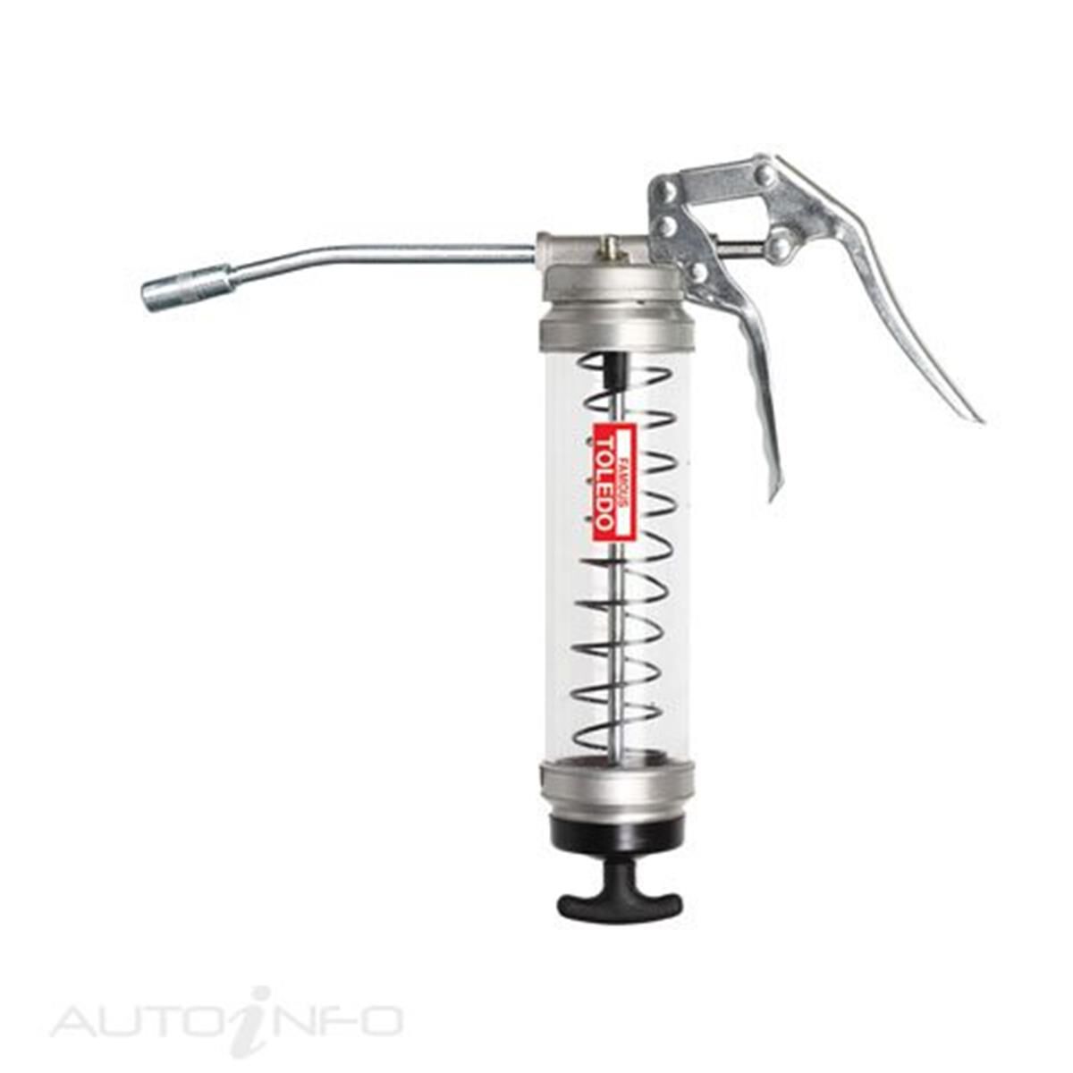 TOLEDO GREASE GUN CLEAR LEVER 400G, , scaau_hi-res