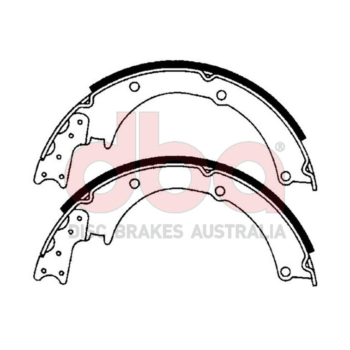 STREET SERIES BRAKE SHOES [NISSAN HOMER 250MM], , scaau_hi-res
