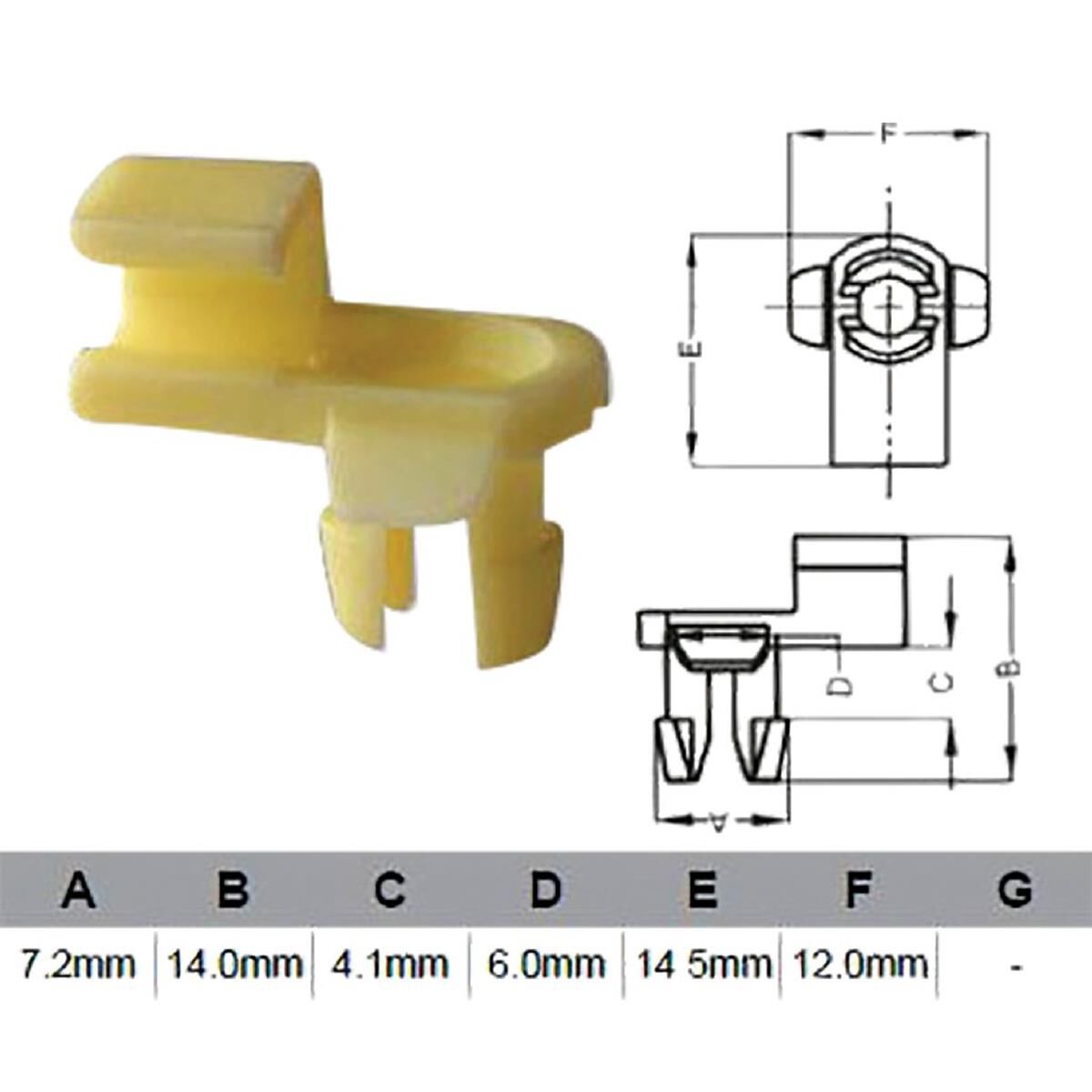 PKT 10 DOOR LOCK CLIP, , scaau_hi-res