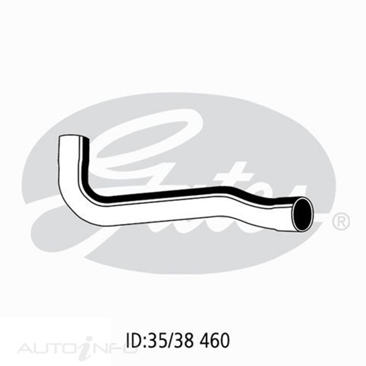05-1967 GATES RADIATOR HOSE, , scaau_hi-res