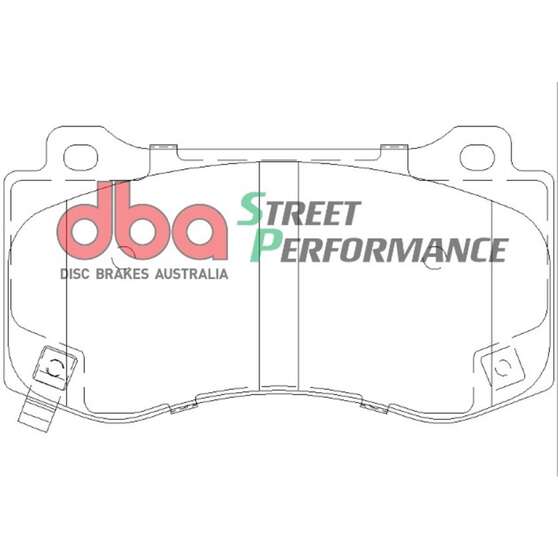 DBA SP PERFORMANCE BRAKE PADS Chrysler 300C SRT8, , scaau_hi-res