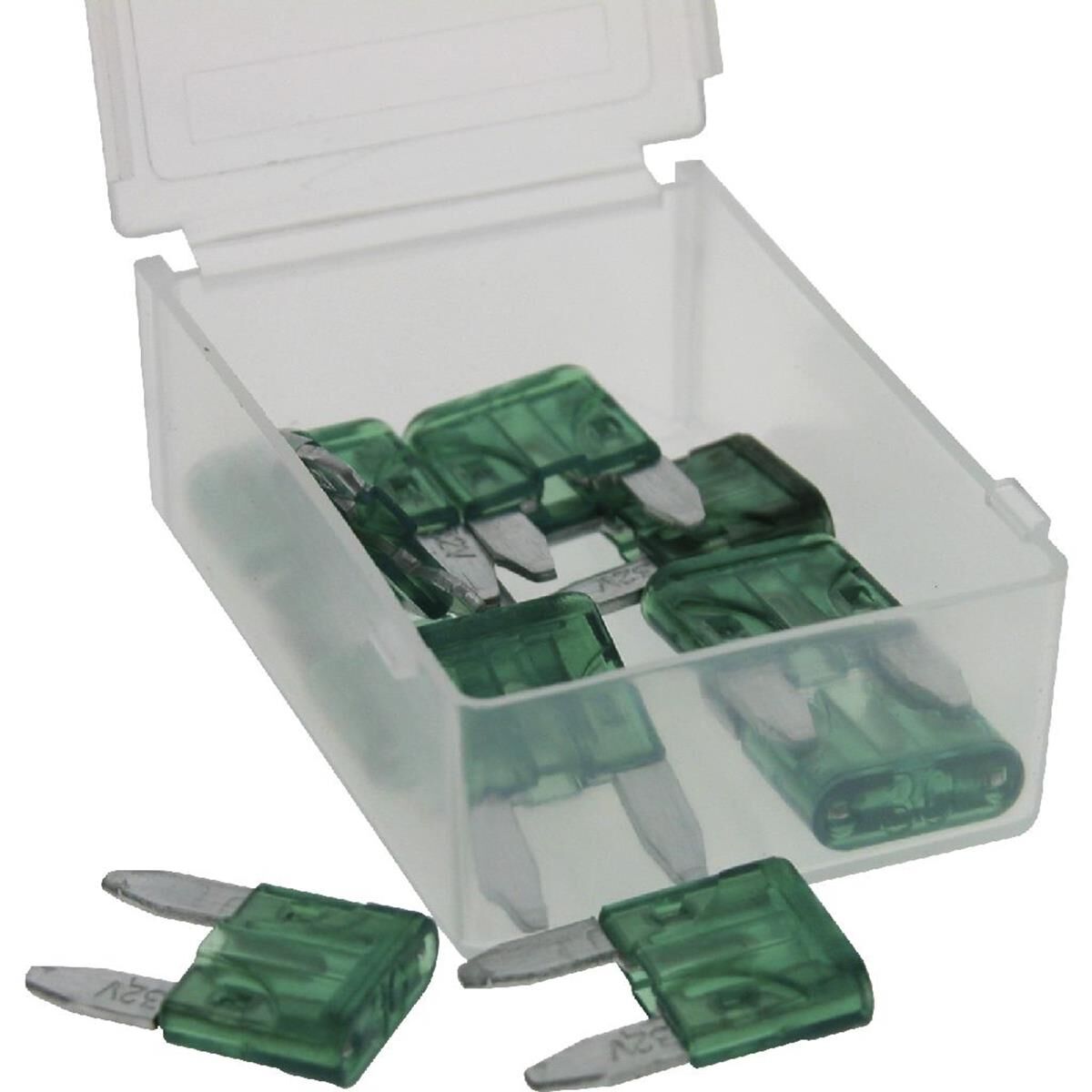 PKT 10 MINI BLADE FUSE 30amp, , scaau_hi-res