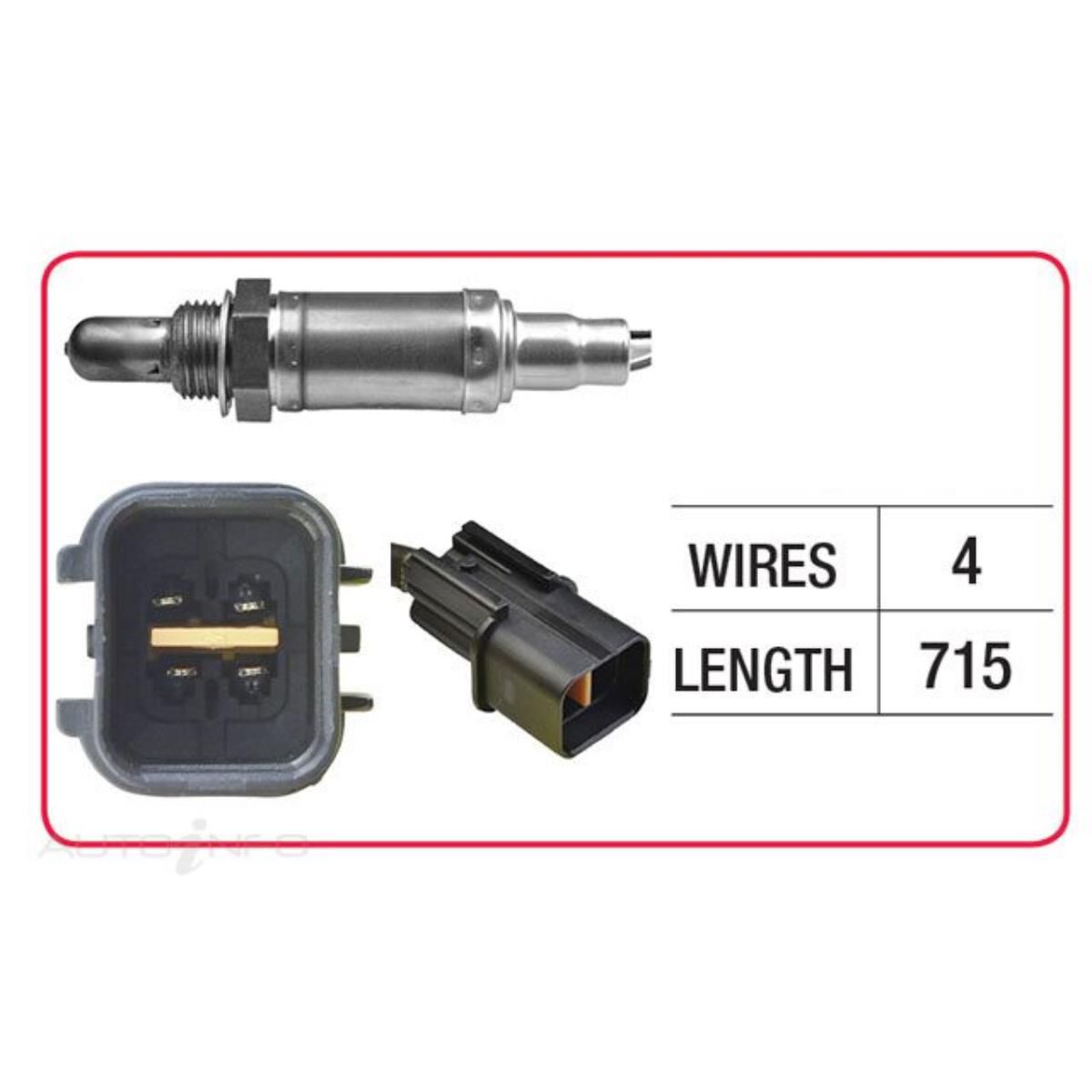 OX SENSOR - MITSUBISHI 4 WIRE, , scaau_hi-res