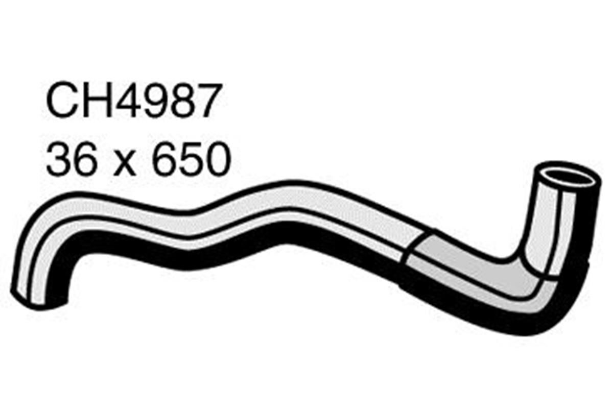 Radiator Lower Hose  - MAZDA MPV LW - 2.5L V6  PETROL - Manual & Auto, , scaau_hi-res