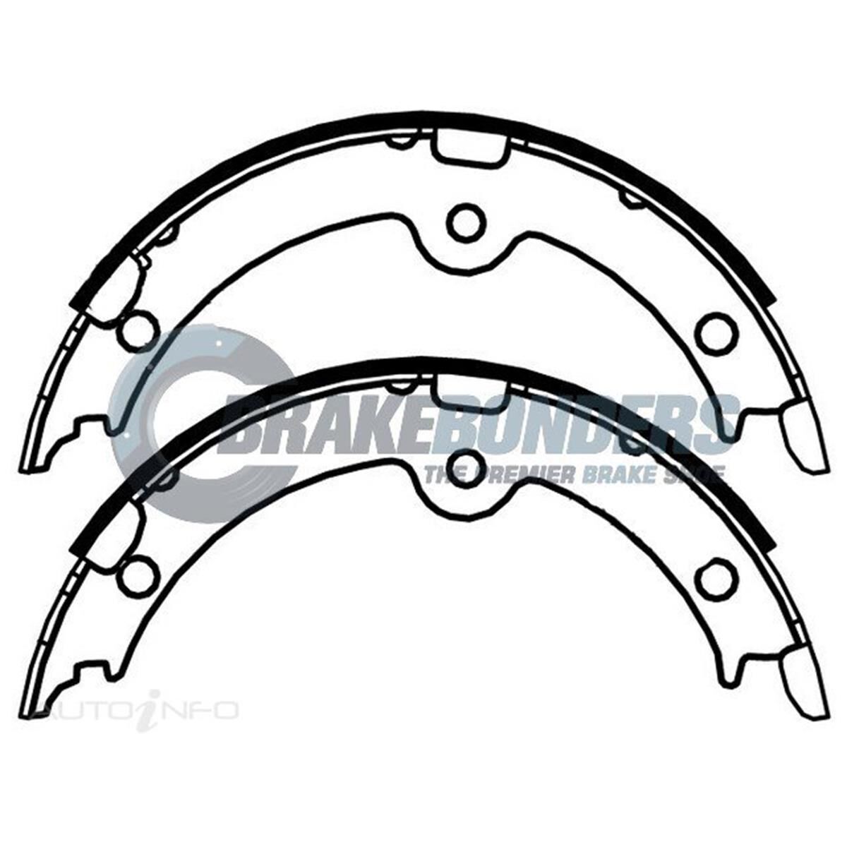 Brake Shoes - Lexus Parking Brake 190mm, , scaau_hi-res
