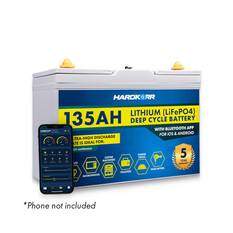 135AH LITHIUM LIFEPO4 DEEP CYCLE BATTERY W/BLUETOOTH, , scaau_hi-res