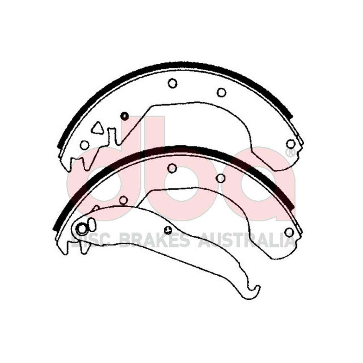 Street Series Brake Shoes [Holden Barina/Combo 230mm], , scaau_hi-res