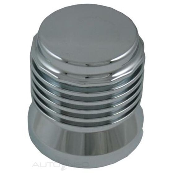 OIL FILTER 13/16 W/GASKET PLATE C3 CHROME, , scaau_hi-res