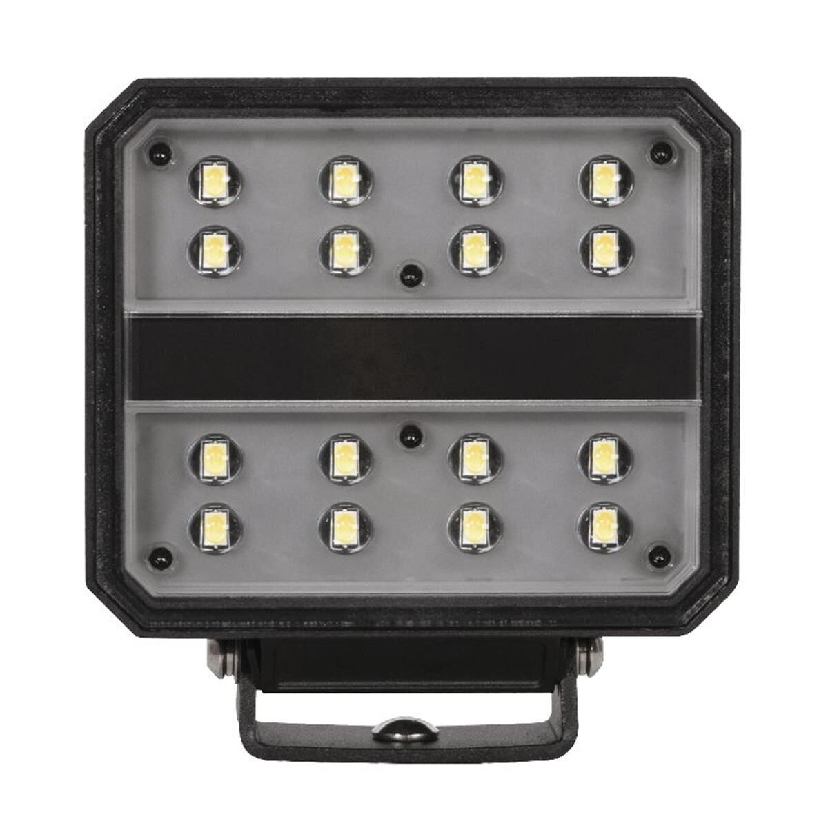 LED RECTGL WORKLAMP FLOOD BEAM100 Deg 9-36V 80W 16 LEDs BLKHSNG 8,267Lmns IP69K, , scaau_hi-res