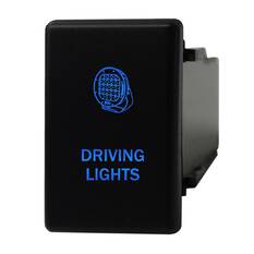 SWITCH PUSH BUTTON ON / OFF OE RPL 12V DRIVING LIGHTS BLUE ILLUM DMAX & COLORADO, , scaau_hi-res