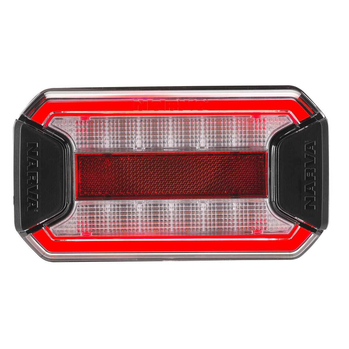 Narva 9-33 Volt LED Tail and Indicator Lamp with In-Built Reflector, Clear Lens and 0.5m of Hard-Wired Cable, , scaau_hi-res