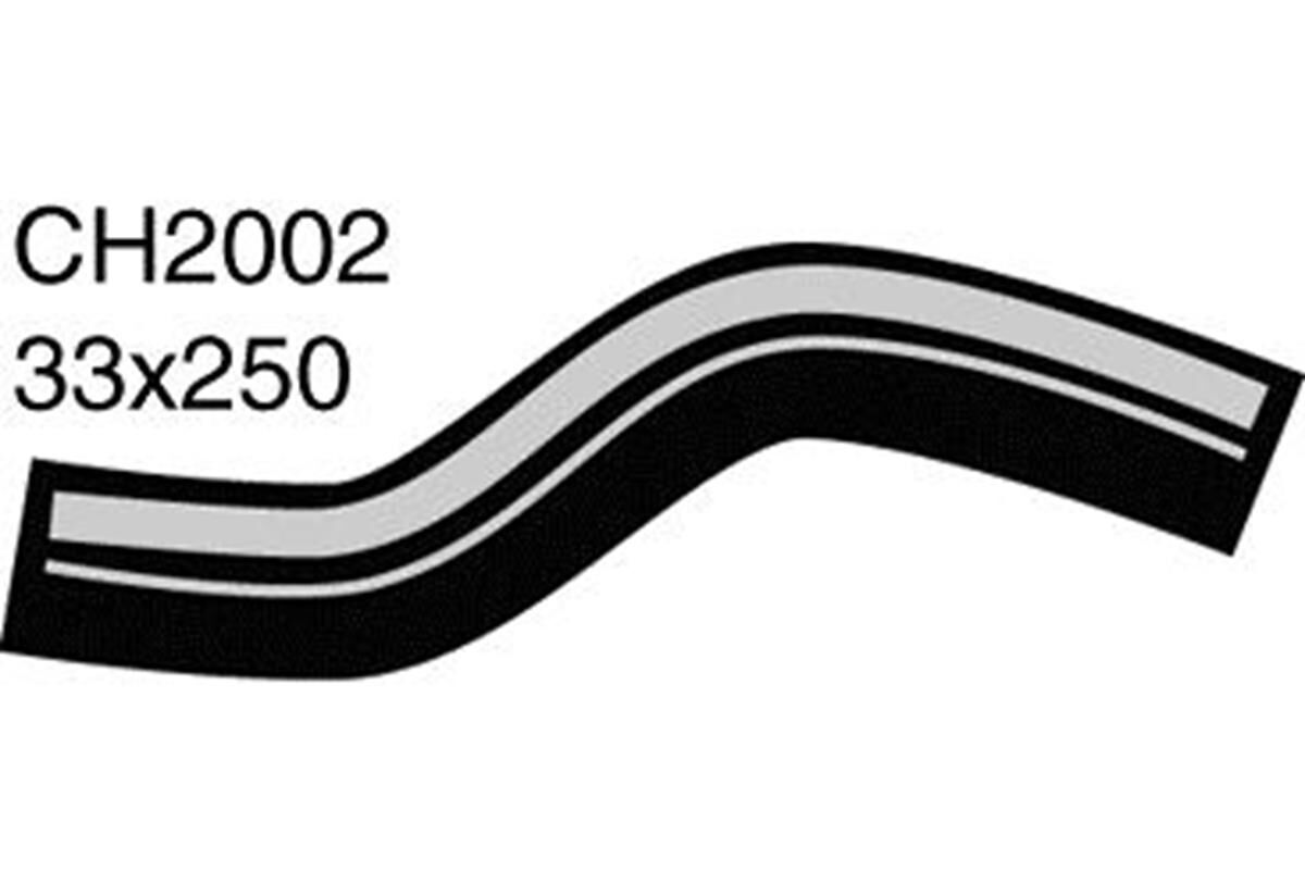 Radiator Upper Hose  - TOYOTA HIACE LH61R - 2.4L I4  DIESEL - Manual & Auto, , scaau_hi-res