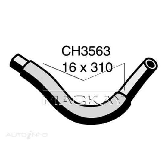 Heater Hose  - TOYOTA CRESSIDA MX83R - 3.0L I6  PETROL - Manual & Auto, , scaau_hi-res