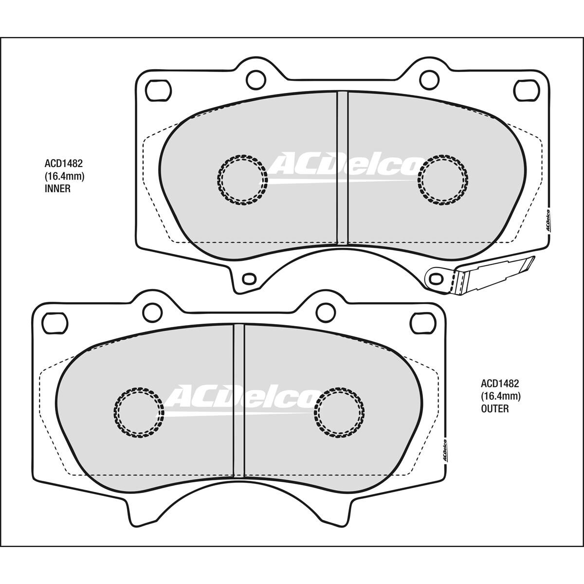 BRAKE PAD FR - ACD1482, , scaau_hi-res