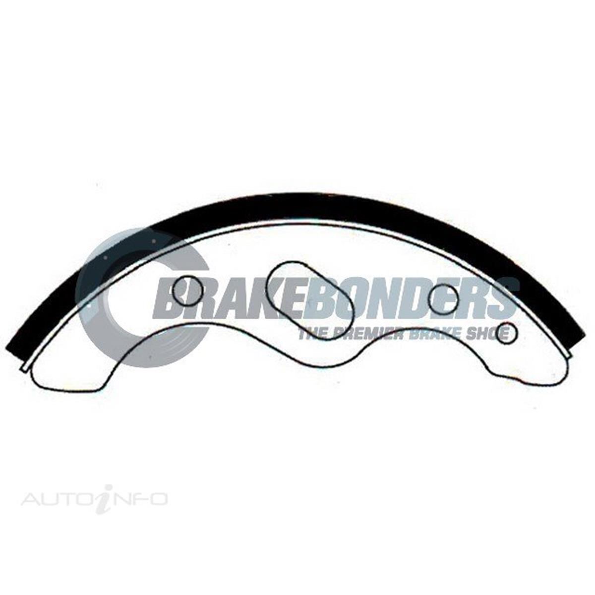 Brake Shoes - Toyota DYNA 320mm, , scaau_hi-res