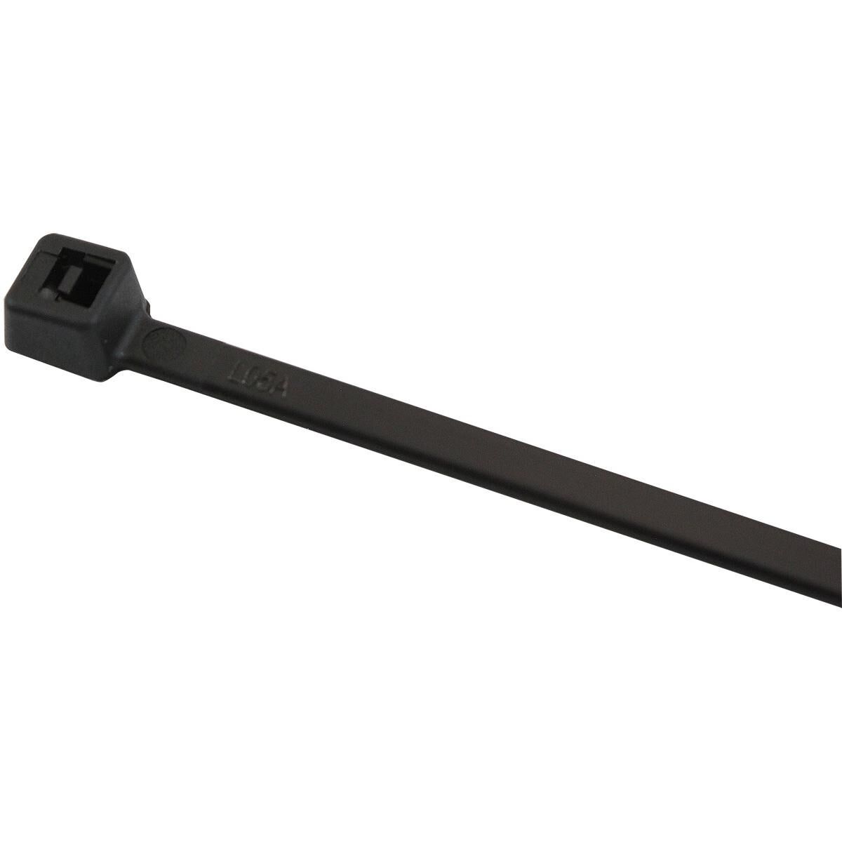 HIGH TEMP CABLE TIES 3.6X150MM25 PACK BLACK ZIP TIE PA46, , scaau_hi-res