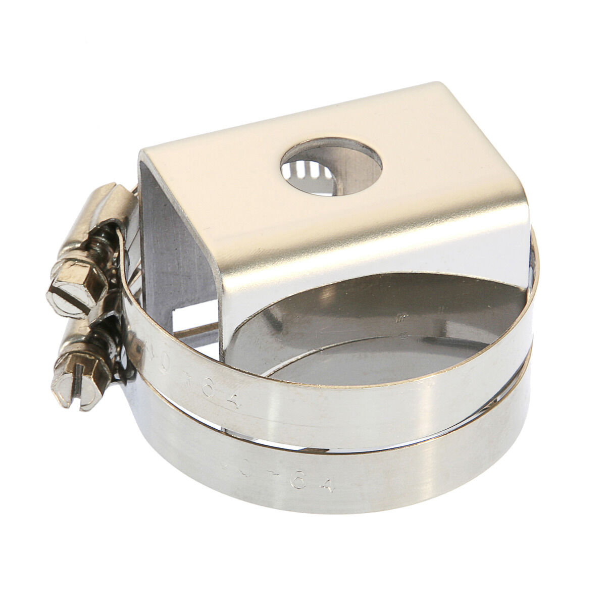 BULL BAR CB ANTENNA BRACKET (HORIZONTAL AND VERTICAL HOSE CLAMP TYPE), , scaau_hi-res